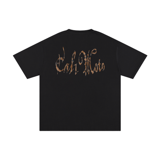 Cal1Moto-Black T-Shirt-CAMO EDITION