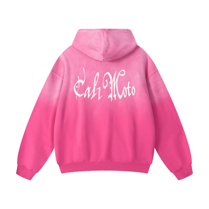 Cal1Moto-SUMMER EDITION-Heavyweight Sunfade Oversized Hoodie 1005 Cotton