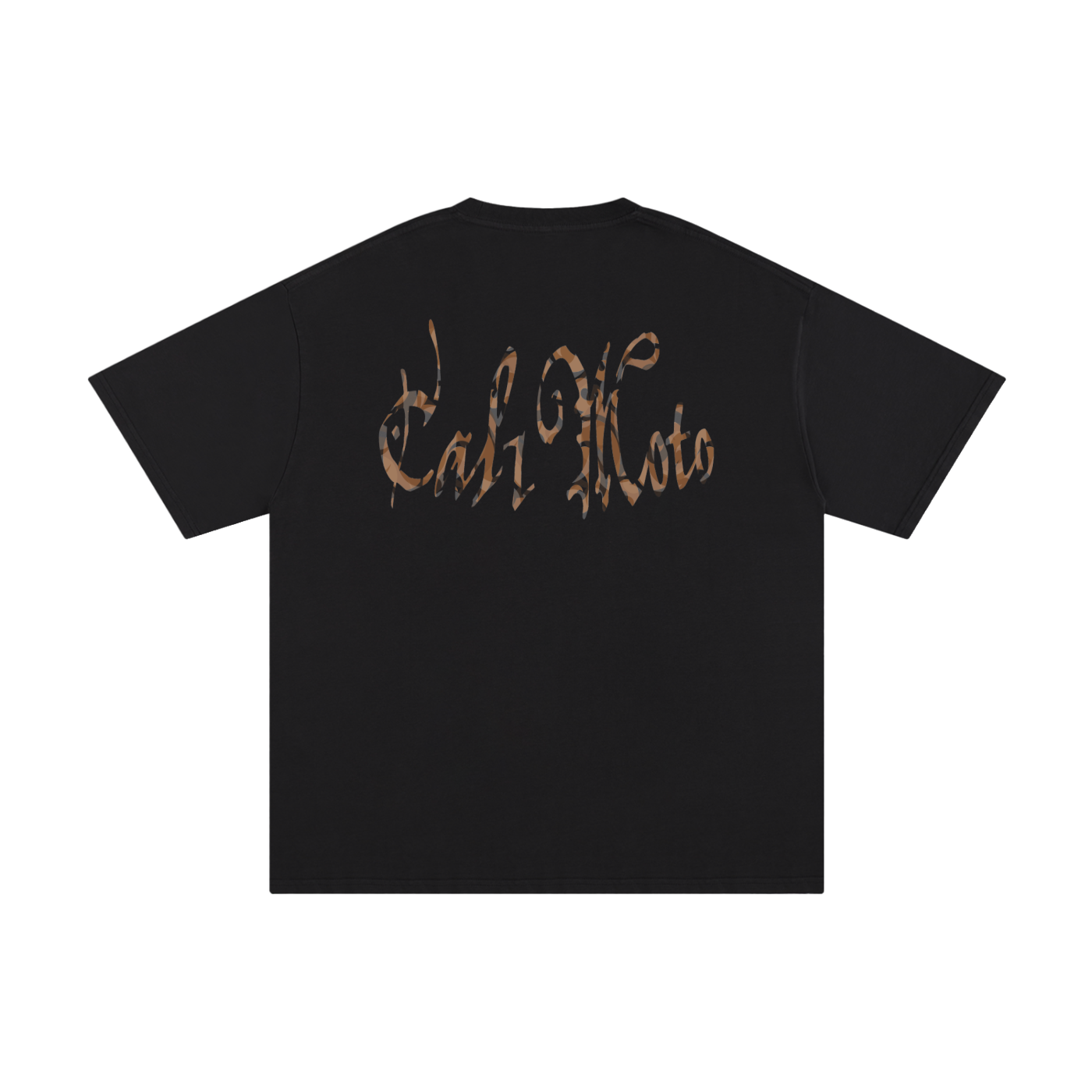 Cal1Moto-Black T-Shirt-CAMO EDITION