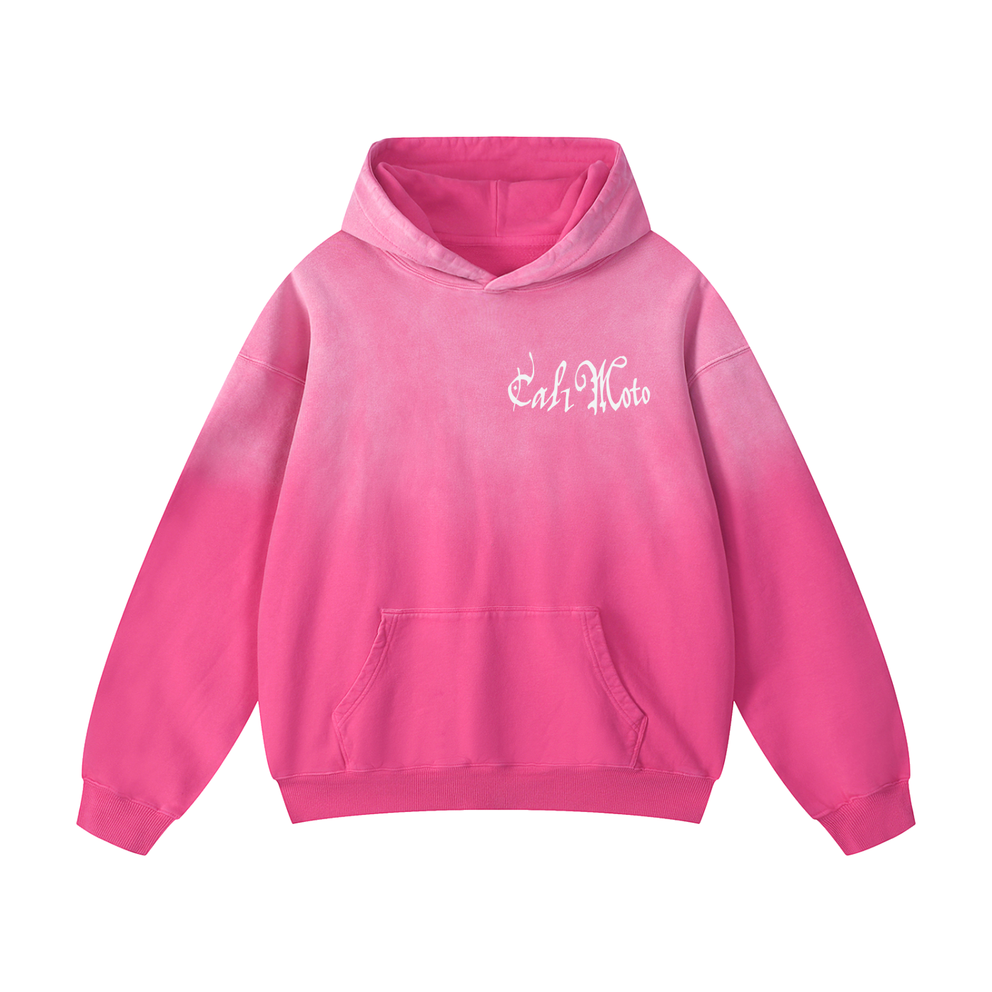 Cal1Moto-SUMMER EDITION-Heavyweight Sunfade Oversized Hoodie 1005 Cotton