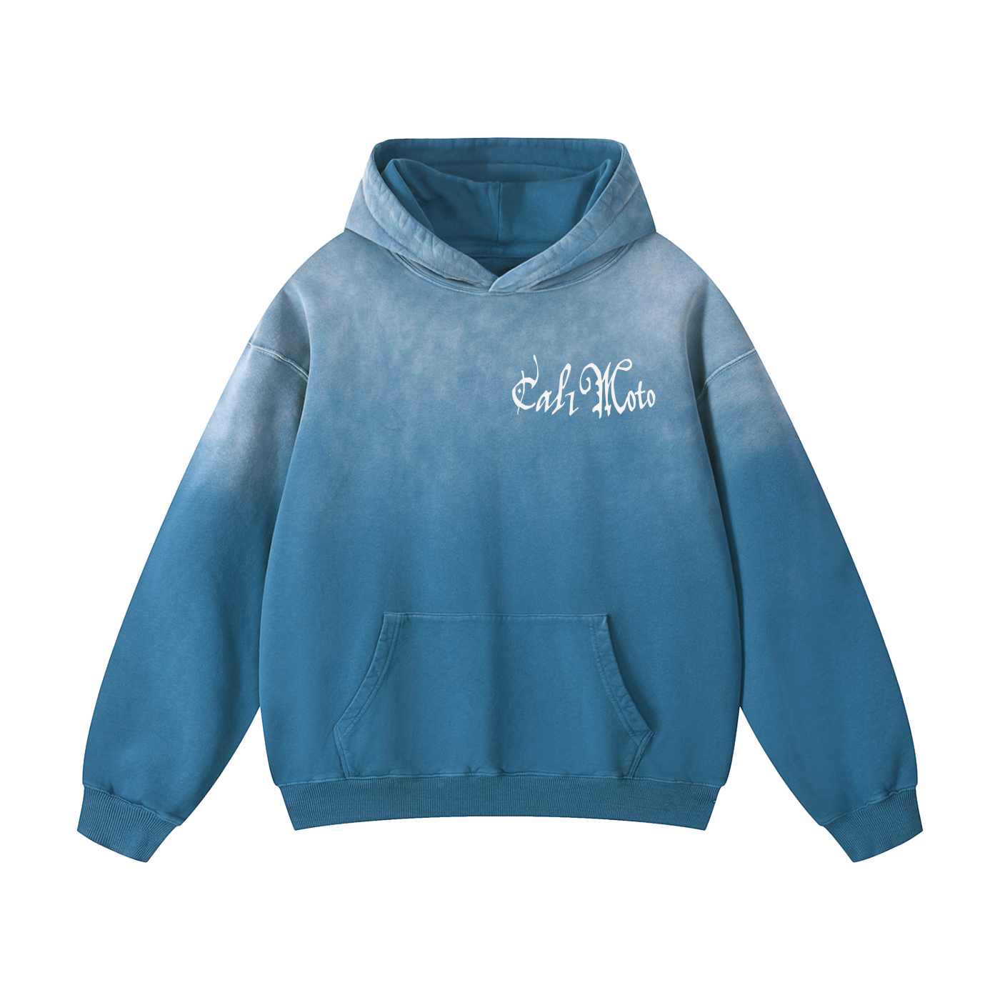 Cal1Moto-SUMMER EDITION-Heavyweight Sunfade Oversized Hoodie 1005 Cotton