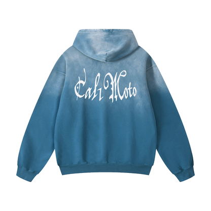 Cal1Moto-SUMMER EDITION-Heavyweight Sunfade Oversized Hoodie 1005 Cotton