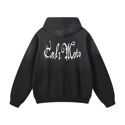 Cal1Moto-SUMMER EDITION-Heavyweight Sunfade Oversized Hoodie 1005 Cotton